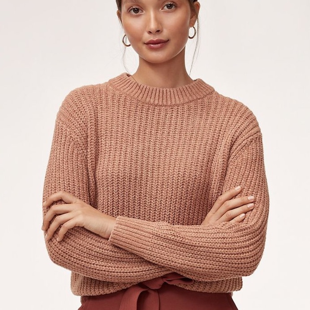 Wilfred Aritzia Essential Chenille Sweater